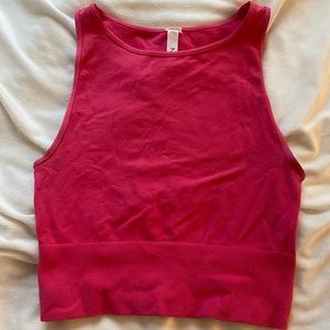 Hot pink tank top